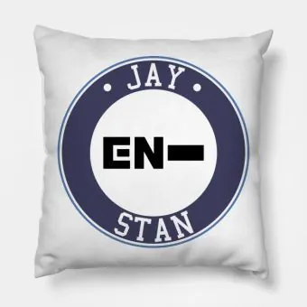 Enhypen K pop Pillow — Silver Edition