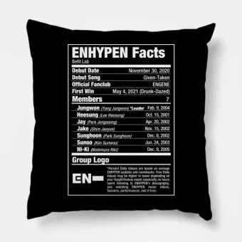 Enhypen K pop Pillow — Red Deluxe Ver.
