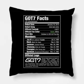 وسادة بلَش Got7 — إصدار "GOT7" — Got7 Limited Edition