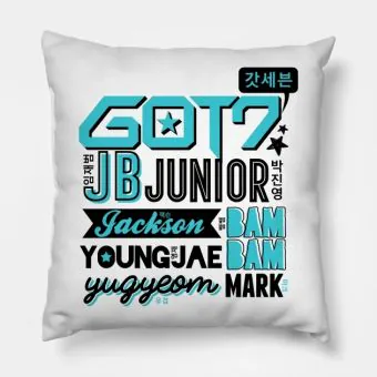 Got7 Plush Pillow — Green Limited Ver.
