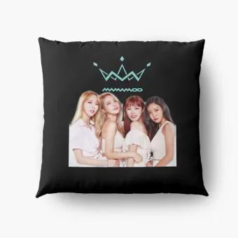 Mamamoo Plush Pillow Signature — Blue Edition