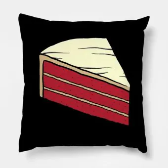 Red Velvet Throw Pillow Signature (Velvet) — Green Stylish Ver.