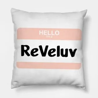 Red Velvet Plush Pillow Signature (Velvet) — Black Edition