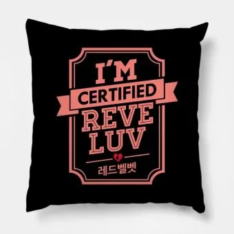 Red Velvet K pop Pillow I'M CERTIFIED REVELUV (Velvet) — Green Exclusive Ver.
