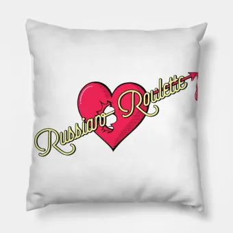 مخدة Red Velvet — إصدار "Russian Roulette" • قماش مخملي/بلش — Red Velvet Limited Edition