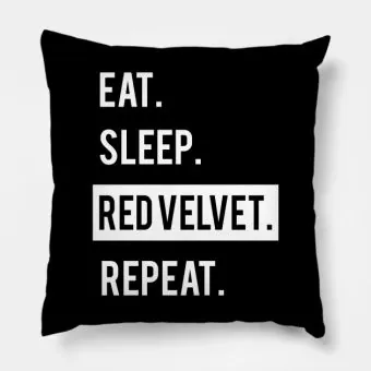 Red Velvet Plush Pillow EAT (Velvet) — Black Exclusive Ver.