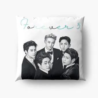 Shinee Throw Pillow Signature — Navy Premium Ver.