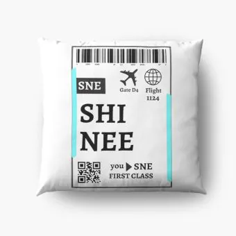 Shinee Plush Pillow Signature — Navy Exclusive Ver.