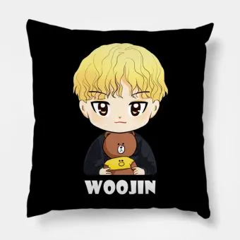 Stray Kids K pop Pillow WOOJIN — Red Retro Ver.