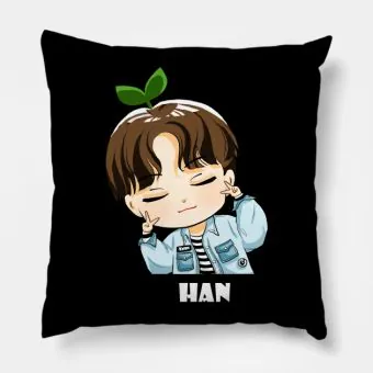 Stray Kids K pop Pillow HAN — Purple Edition