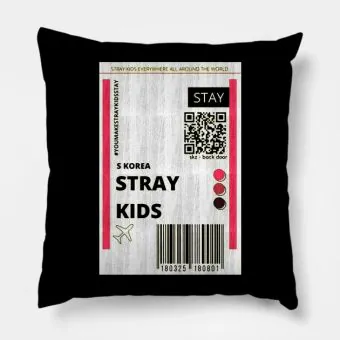 Stray Kids Throw Pillow Signature — Green Deluxe Ver.