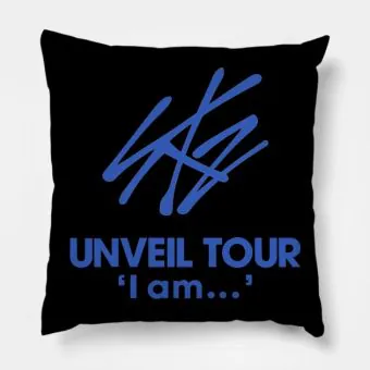 Stray Kids Throw Pillow Signature — Navy Exclusive Ver.