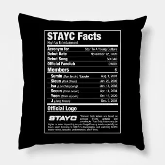 Stayc Plush Pillow — White Edition