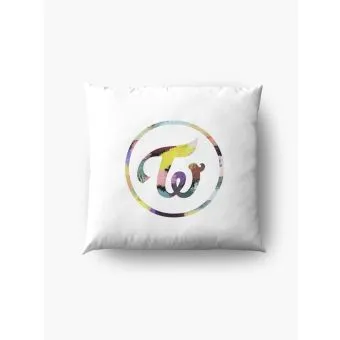 Twice K pop Pillow LOGO — Green Retro Ver.