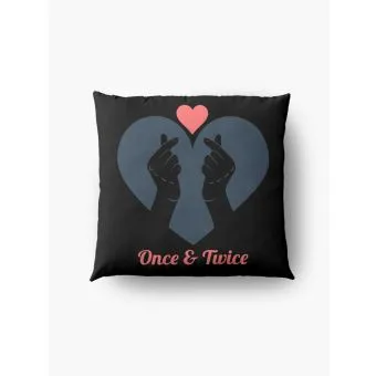 Twice Throw Pillow Once — Beige Stylish Ver.