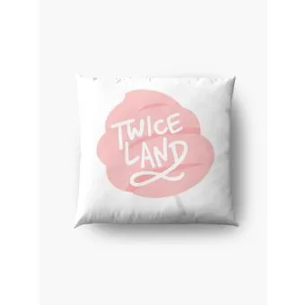 مخدة Twice — إصدار "Signature" • قماش قطن — Twice Limited Edition