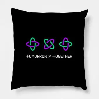 Txt Throw Pillow — Beige Deluxe Ver.