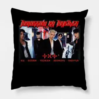 Txt Plush Pillow — Black Classic Ver.