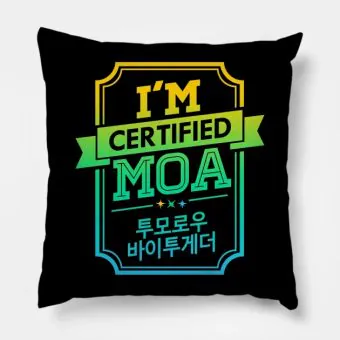 Txt Throw Pillow — Purple Deluxe Ver.