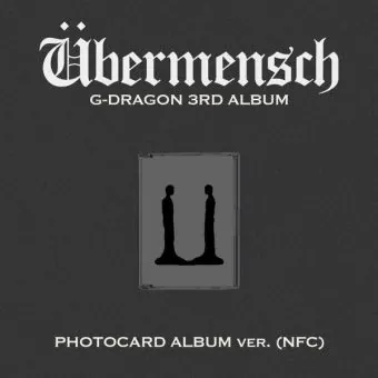البوم اصلي GDRAGON 3rd Übermensch PHOTOCARD ver NFC