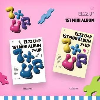 البوم اصلي النسخة الكاملة EL7Z UP 1st 7UP QUEEN VER PUZZLE VER 2CD