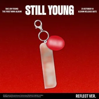 محتويات ألبوم BAE JIN YOUNG — STILL YOUNG نسخة Platform Reflect: كيرنج مرآة، بطاقات صور، بطاقة رسالة وإضافات حصرية