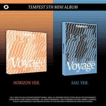 البوم اصلي النسخة الكاملة TEMPEST THE 5TH TEMPEST Voyage HORIZON Ver SAIL Ver 2CD