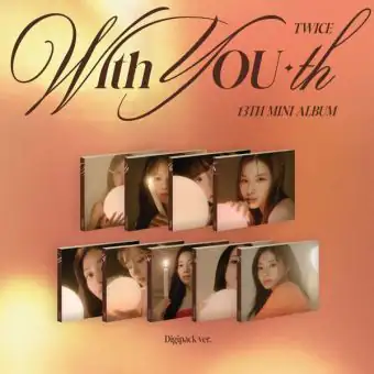 البوم اصلي النسخة العشوائية TWICE 13TH With YOUth Digipack Ver