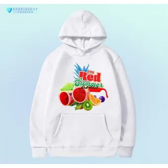 Red Velvet Hoodie Signature — Silver Exclusive Ver.