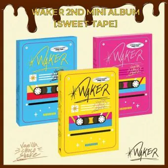 Official Album WAKER 2nd Mini Album Sweet Tape3CD Full Set