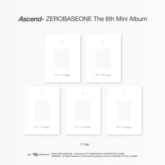 ألبوم ZEROBASEONE Ascend نسخة 11 Ver النسخة العشوائية