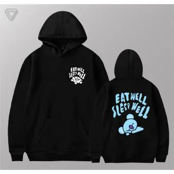Bt21 Oversized Hoodie — Blue Edition