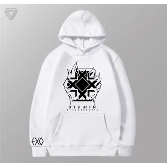 هودي سحاب Exo — إصدار "EXO" — Exo Vintage Style