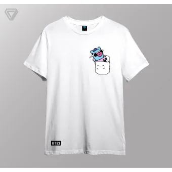 Bt21 Oversized Tee — Black Premium Ver.