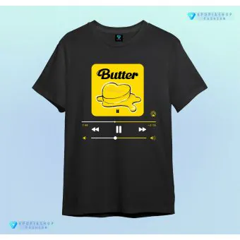 Bts K pop T shirt — White Retro Ver.