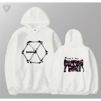 هودي سحاب Exo — إصدار "EXO" — Exo Black Hoodie