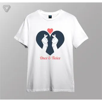 تيشيرت أوفرسايز Twice — إصدار "Twice" — Twice Limited Edition