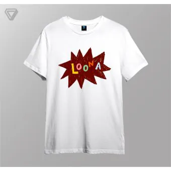 Loona Oversized Tee — Purple Retro Ver.