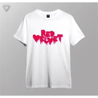 تيشيرت Red Velvet — إصدار "Classic Tyopography" — Red Velvet Special Print