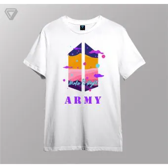 Bts K pop T shirt — Pink Classic Ver.