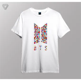 Bts Graphic Tee — Black Premium Ver.