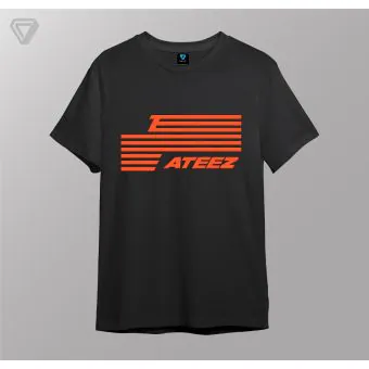 تيشيرت بطباعة Ateez — إصدار "ATEEZ" — Ateez Oversized Ver.
