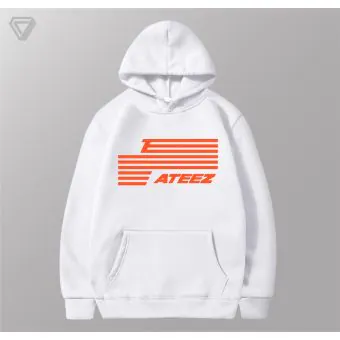 هودي Ateez — إصدار "ATEEZ" — Ateez Black Hoodie