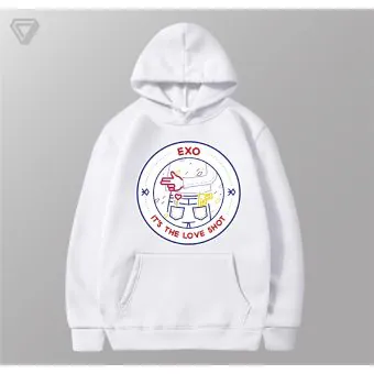 هودي يونيسكس Exo — إصدار "EXO" — Exo Black Hoodie