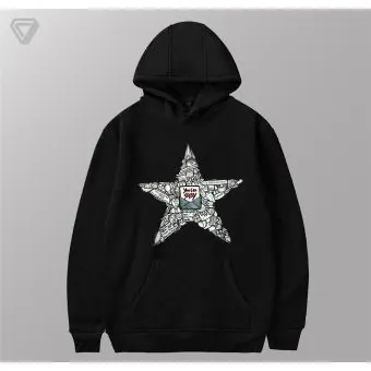 Stray Kids Pullover Hoodie — Black Retro Ver.