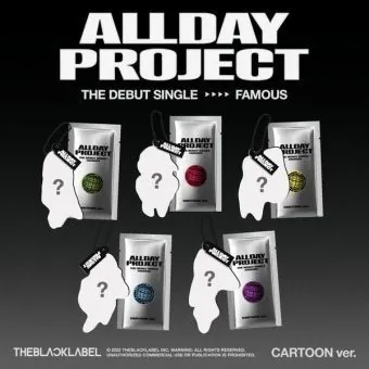 البوم اصلي النسخة العشوائية ALLDAY PROJECT The Debut Single FAMOUS CARTOON ver