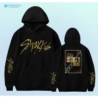 Stray Kids Oversized Hoodie — Navy Deluxe Ver.