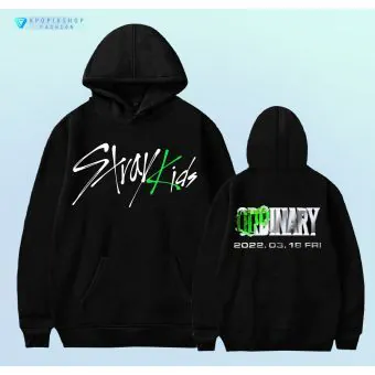 Stray Kids Pullover Hoodie ODDINARY — White Premium Ver.