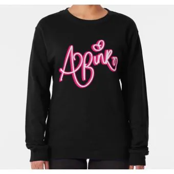 Apink Unisex Sweatshirt LOGO — Silver Limited Ver.