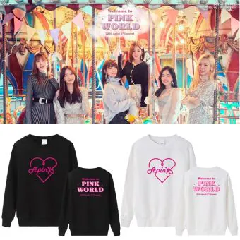 Apink Oversized Sweatshirt Signature — Green Exclusive Ver.